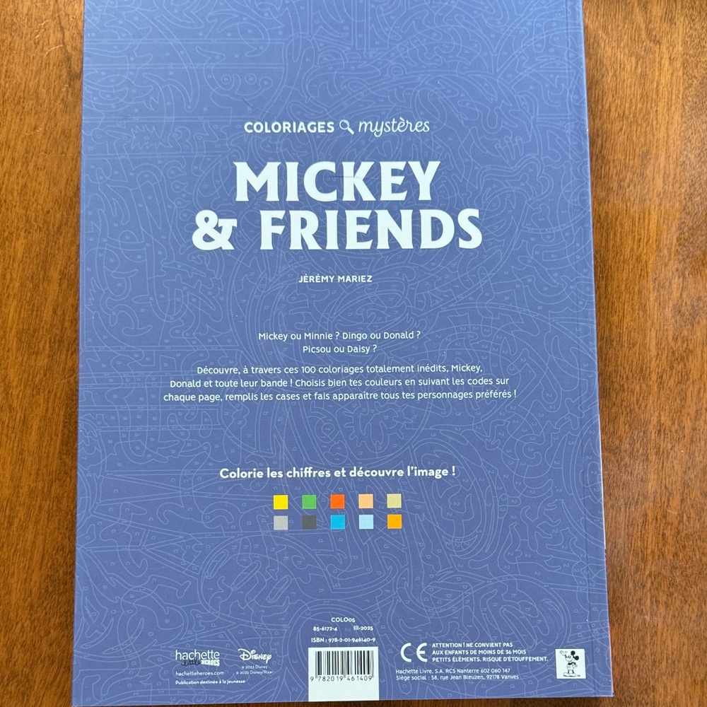 Disney Mickey & Friends Coloring Book with Red and Blue Accents - Picture 2 of 3